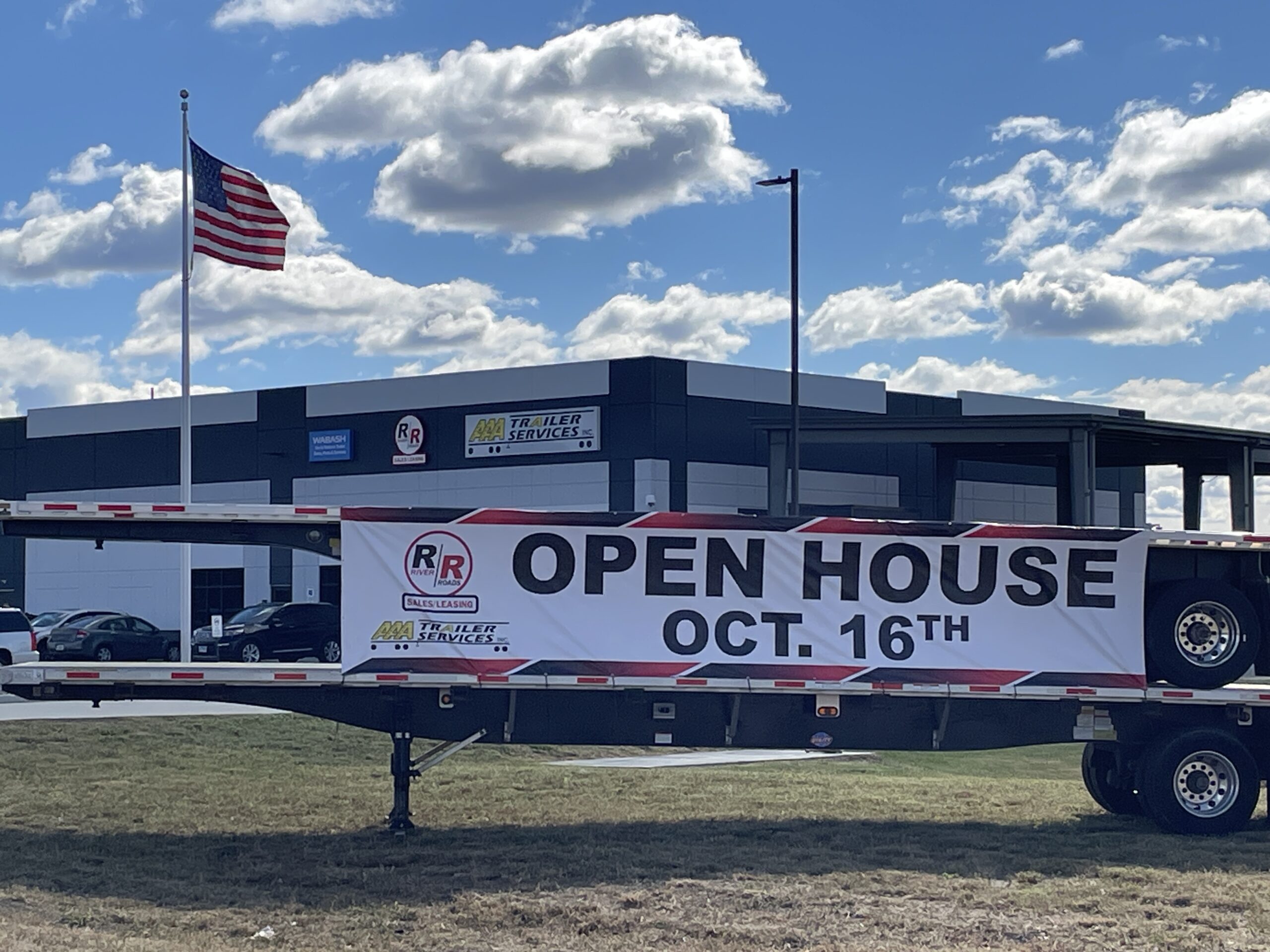 AAA Trailer Services open house event banner